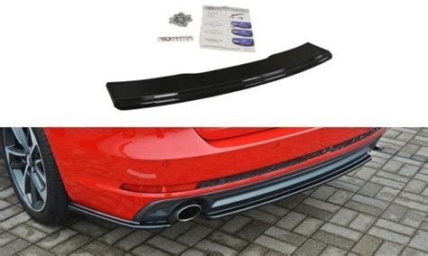 Zentraler Hinterer Splitter Audi A B S Line Von Maxton Design