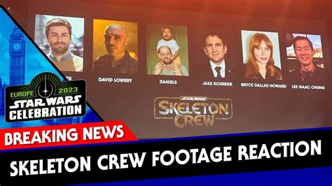 Star Wars Skeleton Crew FIRST FOOTAGE REACTION Star Wars Celebration