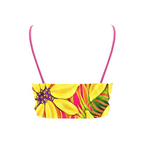 Passionflower Crop Bikini Top Model S40 ID D6786028