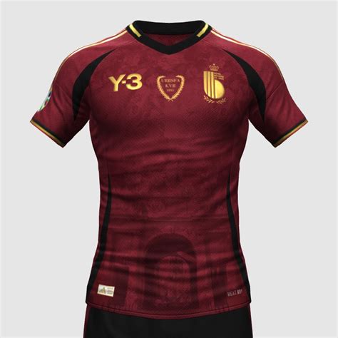 Adidas Y X Belgium Euros Shirt Fifa Kit Creator Showcase