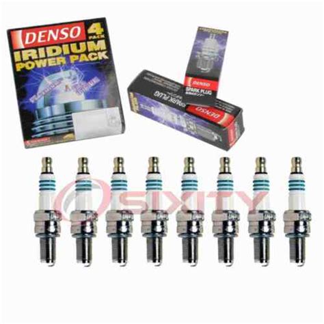 8 Pc DENSO 5362 Iridium Power Spark Plugs For IU24 4218 Ignition Wire