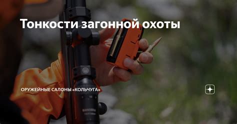 Тонкости загонной охоты | Оружейные салоны «Кольчуга» | Дзен