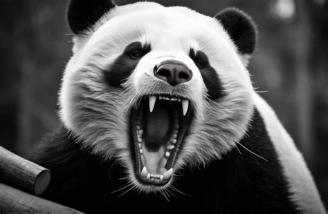 scary panda stock  images  backgrounds