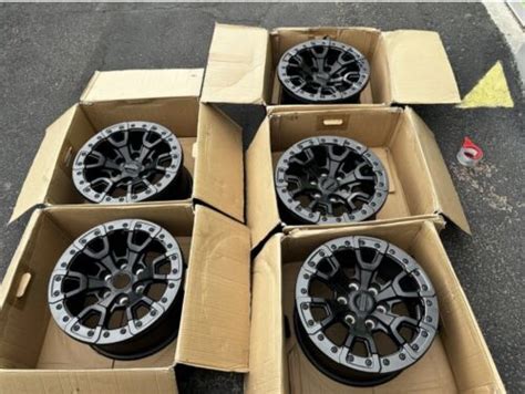 17” Ford Bronco Raptor Factory Oem Wheels Rims Beadlock 2023 🔥🔥🔥 Ebay