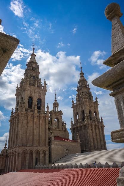 Catedral De Santiago De Compostela Galiza Espanha Foto Premium