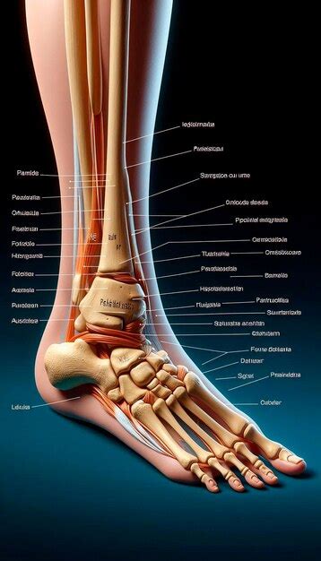 A poster showing the bottom of the foot and the bottom of the foot ...