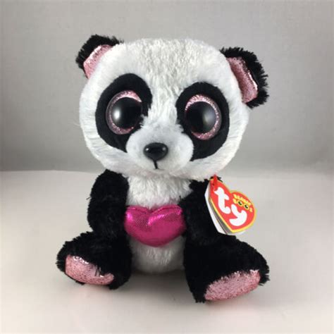 Ty Beanie Boos - ESME the Valentines Day Panda Bear (6 inch) Plush 2023 ...
