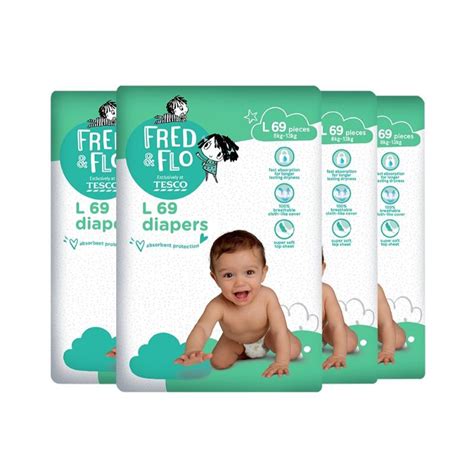 Tesco Fred And Flo Diapers Shopee Singapore