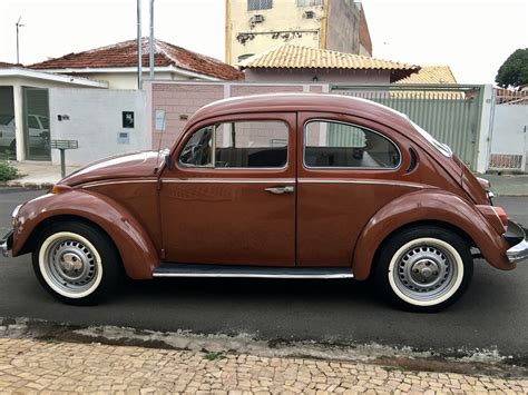 Veiculo Fusca Ano 1975 Cor Marrom Motor 1300 Raridade R 30 000