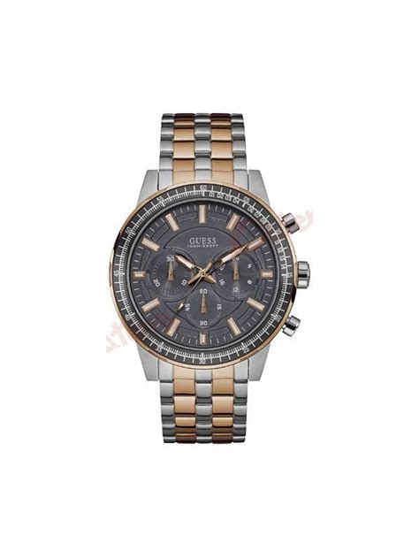 GUESS W0801G2 Ανδρικό Ρολόι Quartz Χρονογράφος Ακριβείας