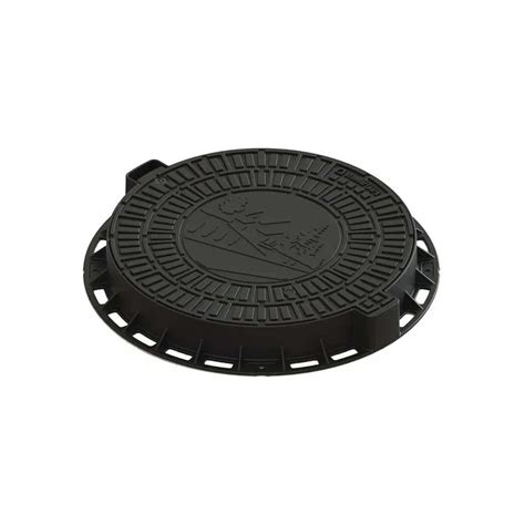 Пластиковый канализационный люк Standartpark садовый домик, черный ...