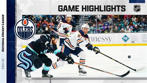 Oilers Kraken 12 18 21 NHL Highlights YouTube