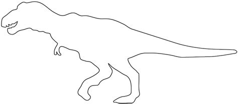 Velociraptor Dinosaur Outline - Dinosaur Coloring Pages