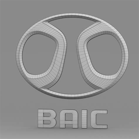 Baic Logo 3d Model Cgtrader