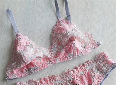 Pink Bralette Lace Bralette Wedding Bralette Bride Bralette Etsy