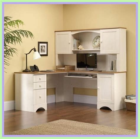 White Corner Computer Desk With Drawers : Simple design furniture white ...