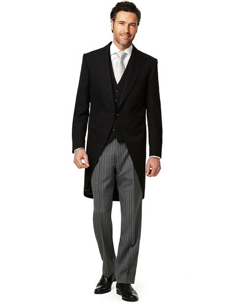 Pure Wool Morning Suit Including Waistcoat Mands Morning Suits Mens