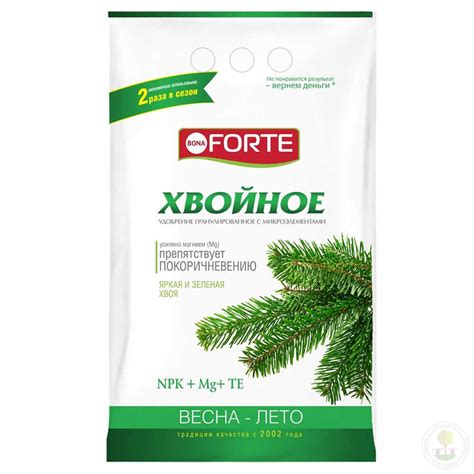Удобрение для хвойных весна-лето Bona Forte купить по низкой цене ...
