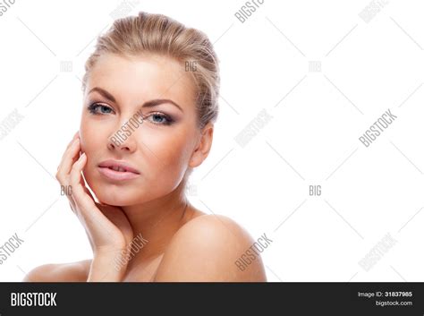 Blonde Woman Isolated Image Photo Free Trial Bigstock
