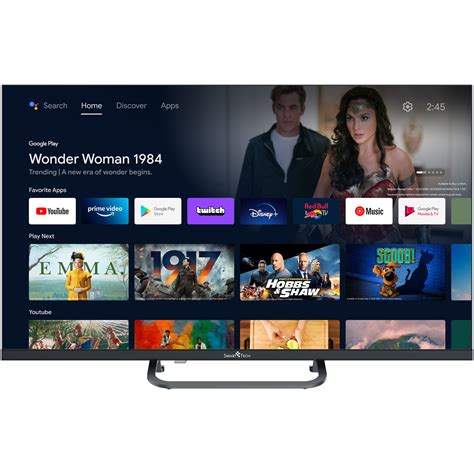 Televizor SmartTech LED 32HA20V3, 80cm, Smart Android TV, HD, Clasa E ...