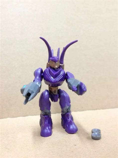 Halo Wars Mega Bloks LOOSE Purple Covenant Hunter Spartan brick Mini ...