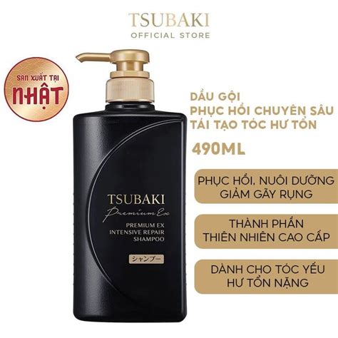 Dầu Gội Tsubaki Phục Hồi Hư Tổn Nặng Giảm Gãy Rụng 490ml THẾ GIỚI