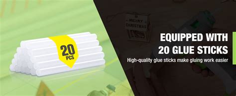 Workpro V Cordless Hot Melt Glue Gun Rechargeable Fast Glue Gun Kit With Pcs Glue Stick