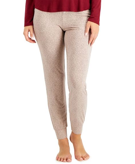 Alfani Essentials Ultra Soft Knit Jogger Pajama Pants Created For Macy