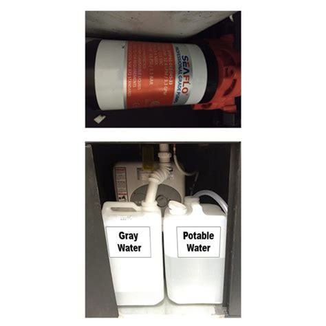 Portable Hand Washing Sink Hot Cold Temp Water Hands Free Faucet