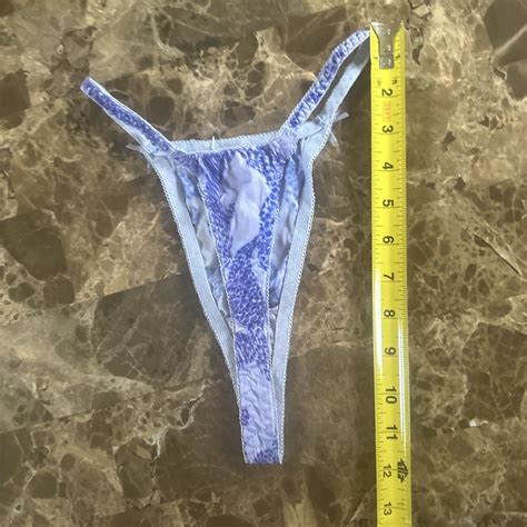 Nwot Vtg S S Shiny Satin Bikini String Panties Sz Leopard Nylon Sissy Sexy Ebay