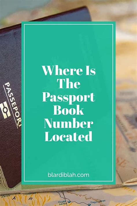 Where Is The Passport Book Number Located