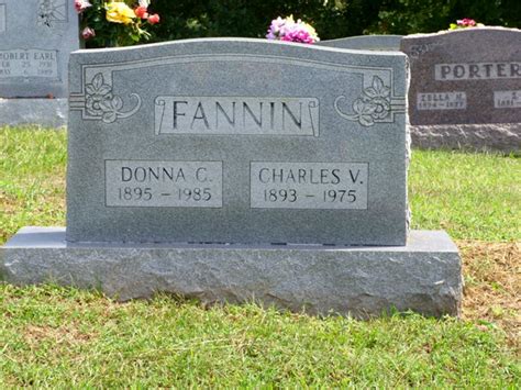 Charles Vencill Fannin Find A Grave Memorial