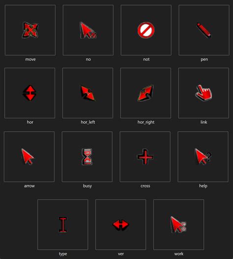 Old Style 3d Mouse Cursor Red By Bozzzzzzzzzz On Deviantart