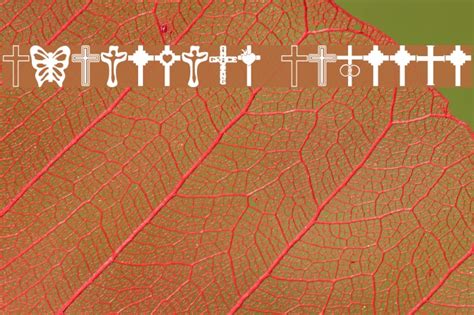 Christian Crosses Font