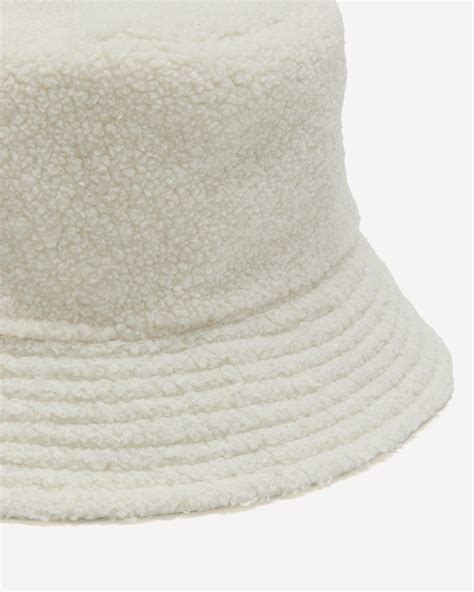 Chapeau Blanc R Versible En Sherpa Penningtons