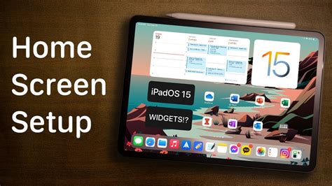 Best IPad Home Screen Setup With Widgets YouTube