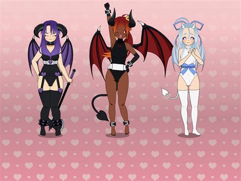 CLOSED Succubi Demons Kisekae Adopts By TabbyHoney On DeviantArt