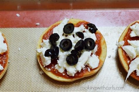 Bagel Pizzas Cooking With Curls