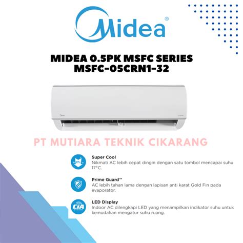 Jual Ac Midea Pk Msfc Series R Standard Shopee Indonesia