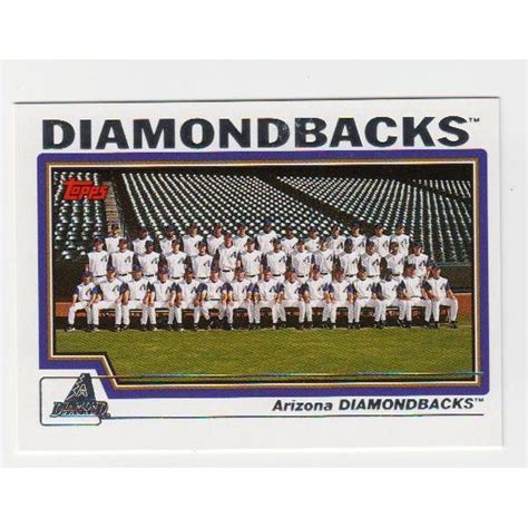 2004 Topps Arizona Diamondbacks Team Set With Traded 35 Cards On Ebid