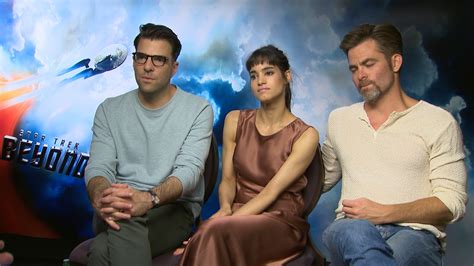 Exclusive Zachary Quinto Sofia Boutella And Chris Pine On Star Trek