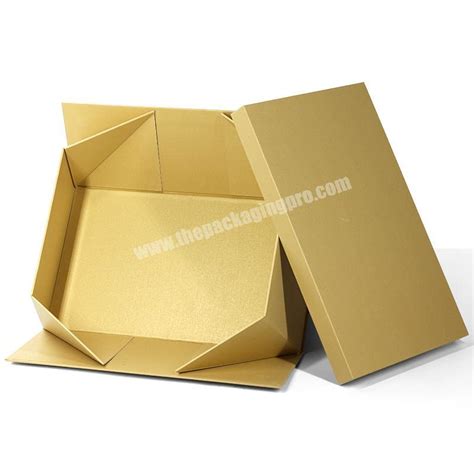 Rigid Cardboard Packaging Magnetic Closure Shoe Boxes High End Collapsable Flat Packed Magnetic