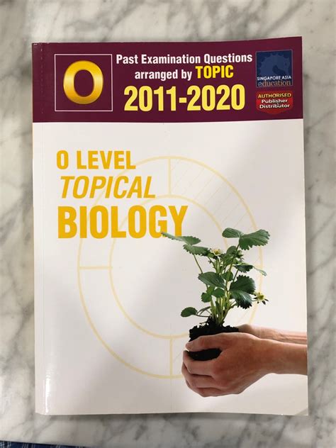 O Level Biology Topical TYS 2011 2020 Hobbies Toys Books