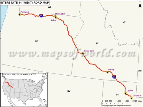 I 84 Oregon Map | Campus Map