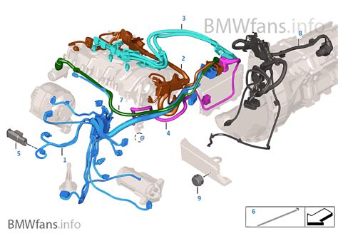 Engine Wiring Harness Bmw 3 F30 Lci 330ix B48 Europe