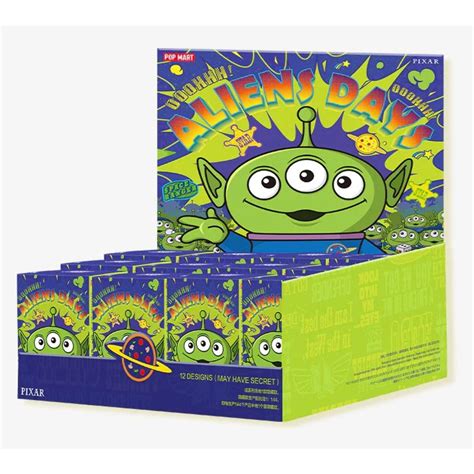 Gifts Greetings Pop Mart Disney Pixar Aliens Days Series Full Tray