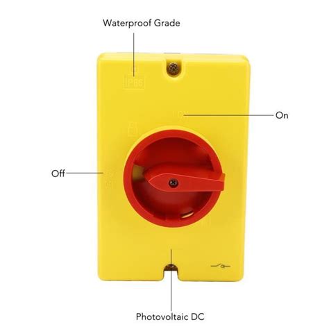Fangming Interrupteur D Isolement Cc Photovoltaque Interrupteur De