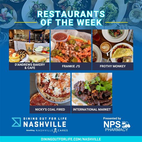 #diningoutforlife #nashvilleeats #nashvillehealth #nashvillecares # ...