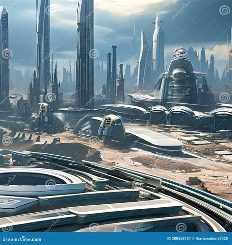 Futuristic Sci Fi City A Futuristic And Sci Fi Inspired