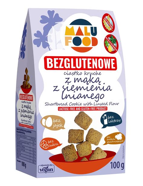 CIASTKA KRUCHE Z MĄKĄ Z SIEMIENIA LNIANEGO BEZ CUKRU BEZGLUTENOWE 100 g